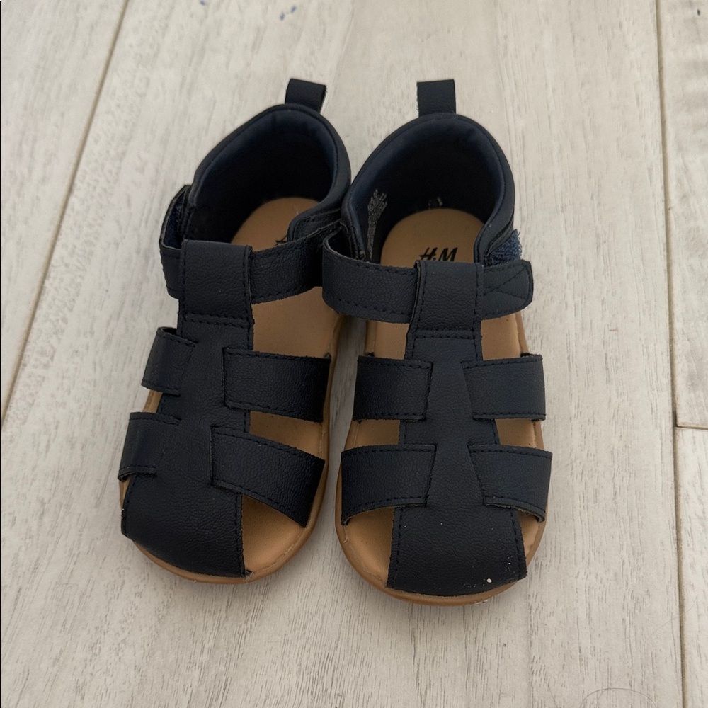 H&M Kids Black Strappy Fisherman Sandals